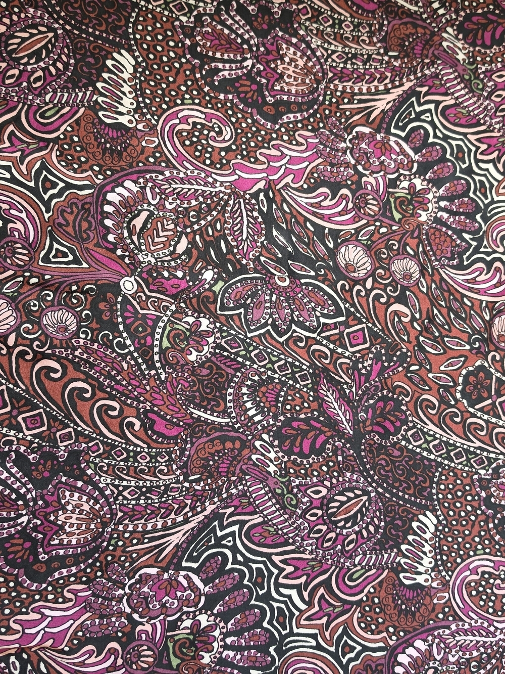 Maeve Anthropologie Lisabetta Tiered Maxi Dress Women's M Purple Paisley Satiny - Picture 9 of 15